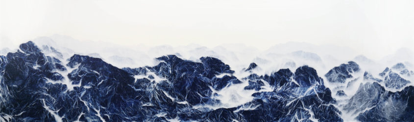 氰山集020 Cyano-collage 020_90x300cm
