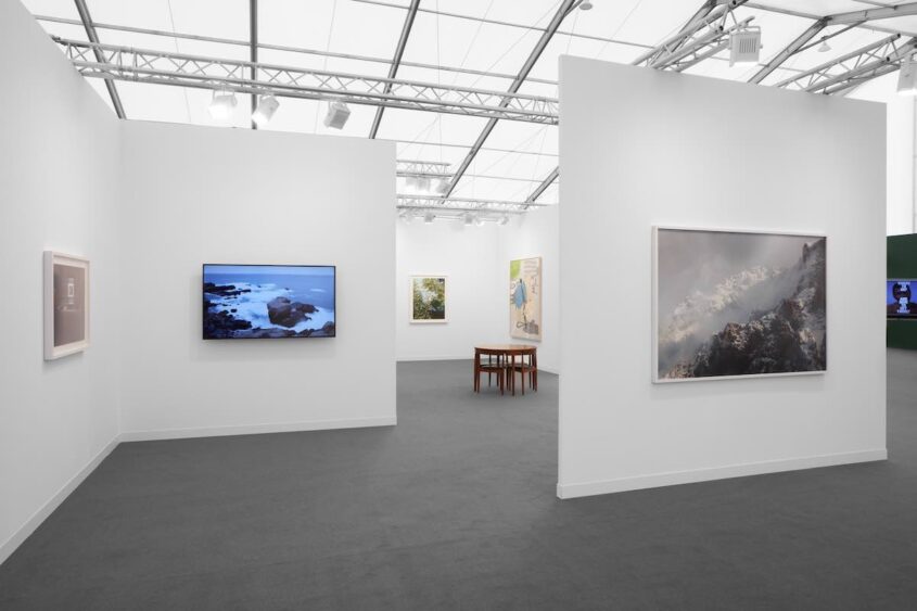 Installation view of Frieze London