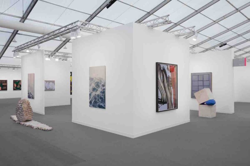 Installation view of Frieze London