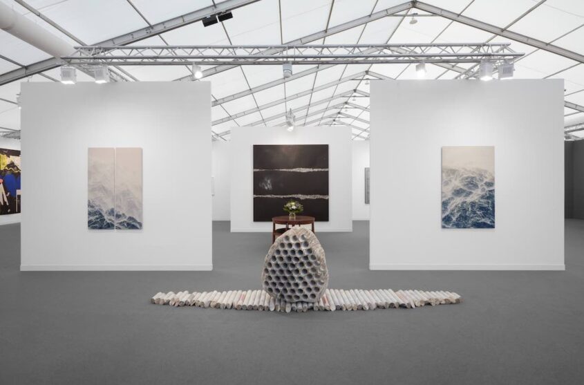 Installation view of Frieze London