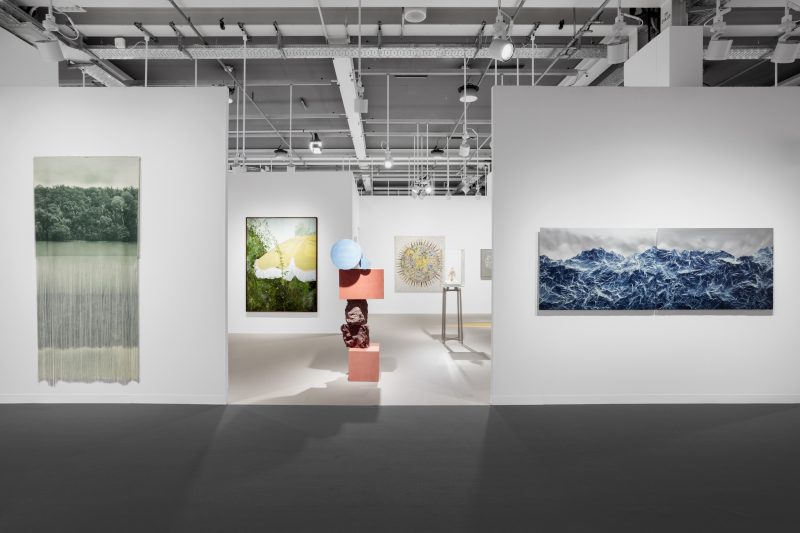 Cyano-Collage 275 at Sean Kelly’s booth, Art Basel in Basel 2026